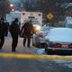 Police investigate the scene of a quadruple homicide on Chicago’s South Side on Dec. 17, 2016.
Scott Olson/Getty Images